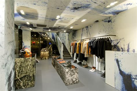 raf simons clothing store.